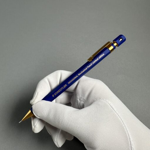 New STAEDTLER Hexagonal 925 77 Limited Edition Version 2 V.2 Blue Gold with tine case Stationary 0.5mm Lead - Image 5